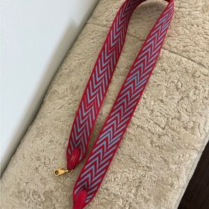 Hermès Toile Swift 50mm Sangle ZigZag Shoulder Strap